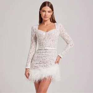 Nadine Merabi Carly White Dress